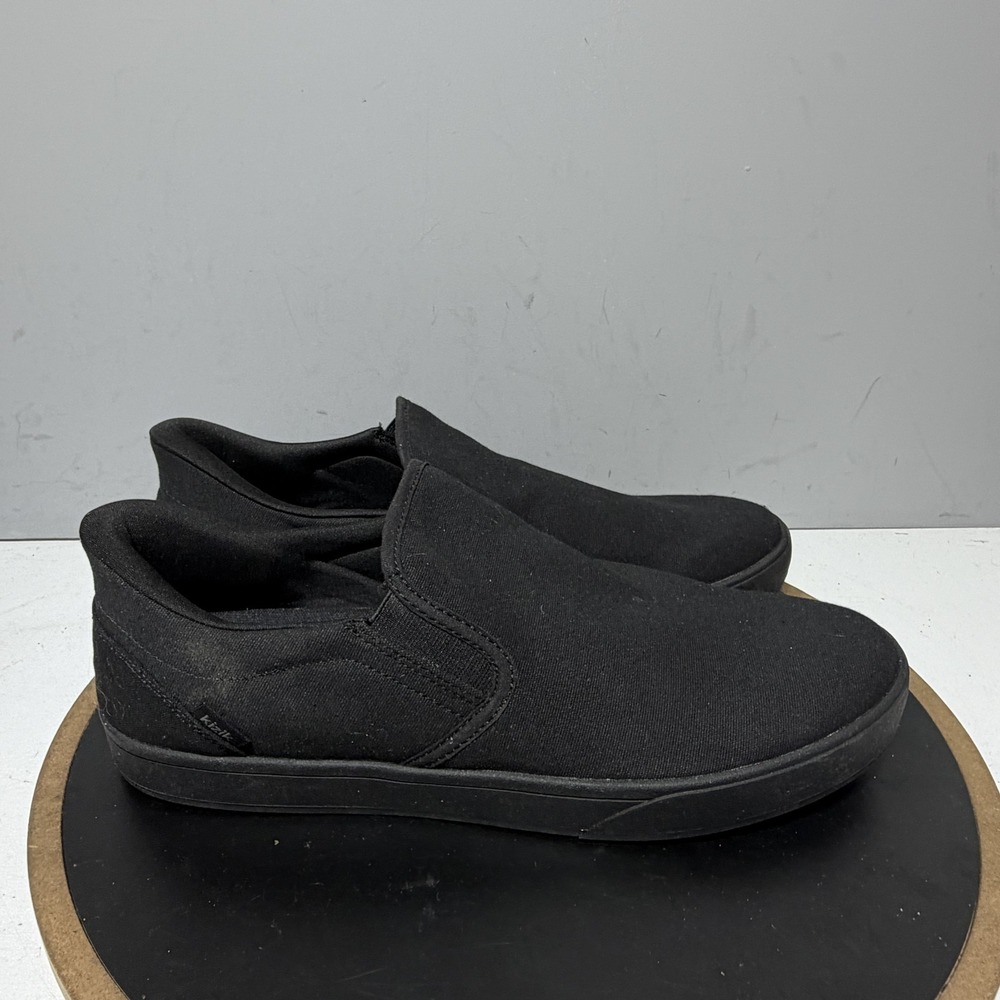 Kizik Shoes Mens Size 14 Black Canvas Slip On Sneakers Casual Comfort Walking